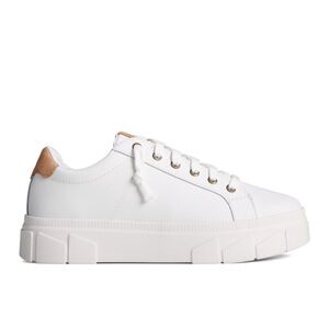 Sperry White and Tan Women's Sneakers